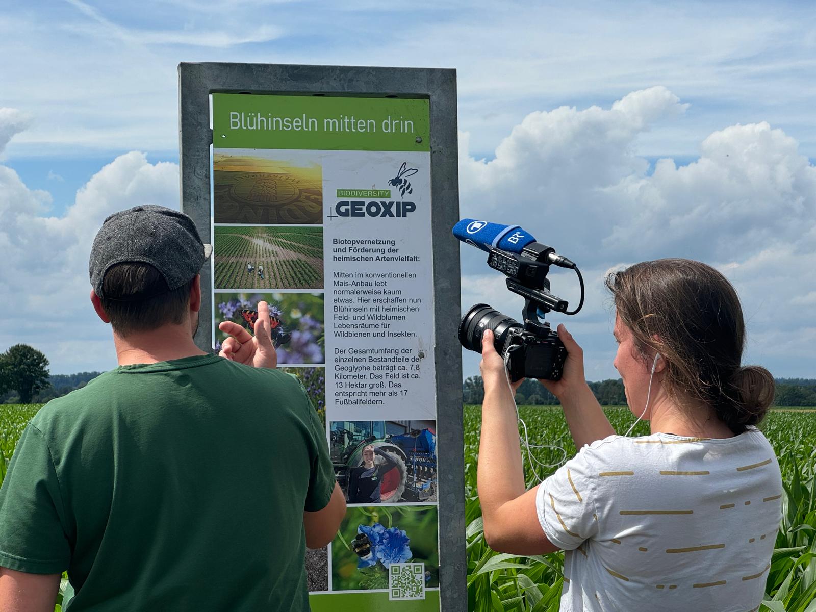Making-of BR Unser Land bei GEOXIP